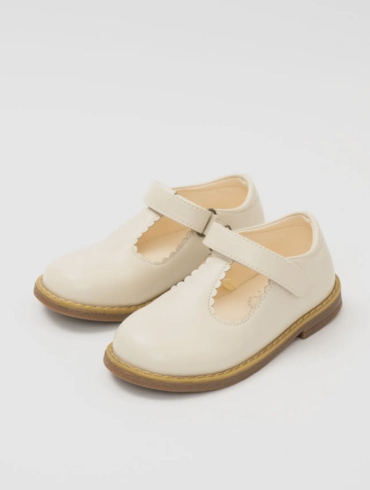 T-Strap Mary Jane Hard Sole Shoes- Cloud