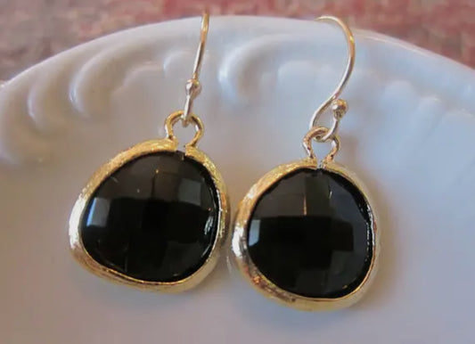 “Black and Gold”- Earrings