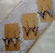 “Snake Bull Skull”- Earrings