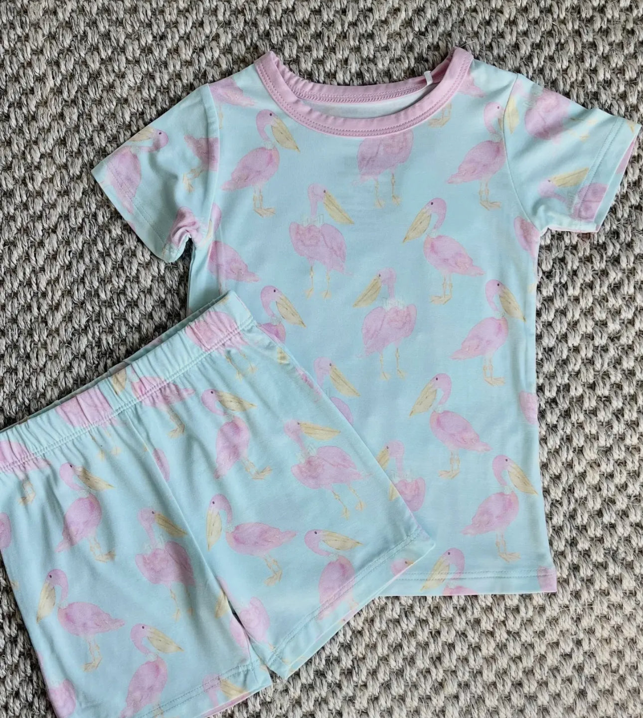 Pink Pelican Two Piece Pajama Short Set