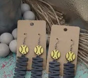 Softball “MAMA”- Earrings