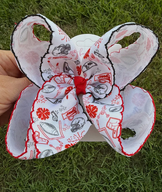 Stadium Style Moonstitch Hair Bows