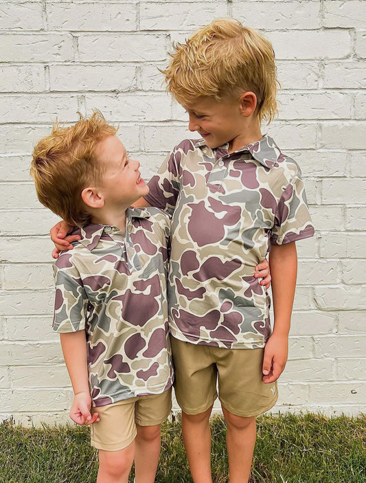 Boy’s Camo Polo Shirt
