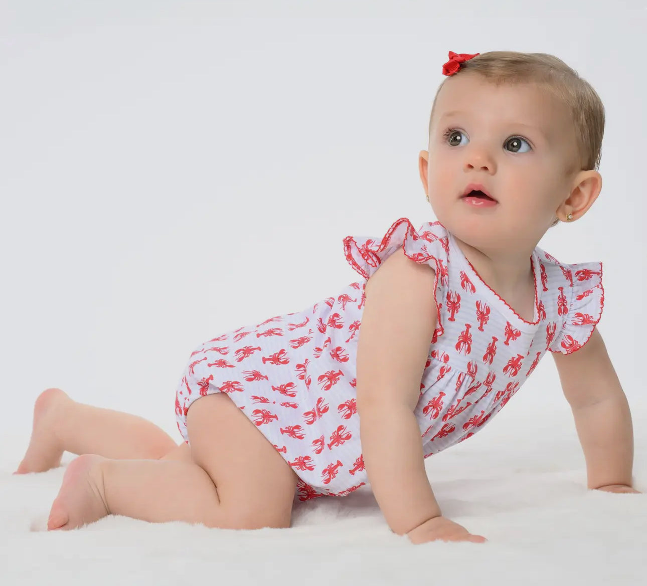 Lil' Snappers Print Flutters Bubble