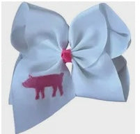"Pig" Hair Bow Alligator Clip