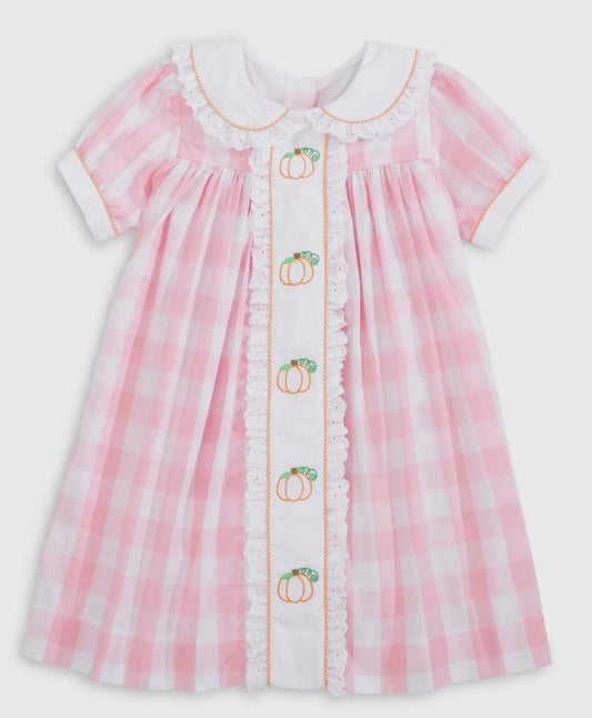 Proper Pumpkins Gingham- Pink