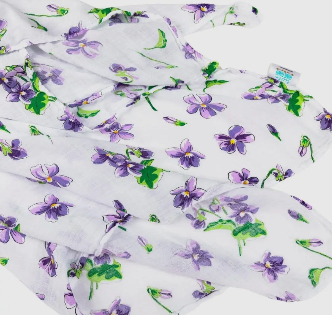 Violet Baby Swaddle Blanket