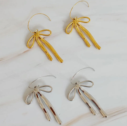 Stylist “Bow Drop”- Earrings