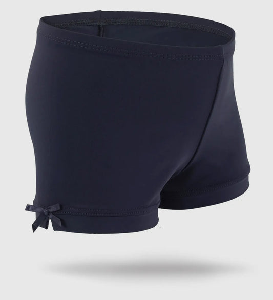 Boarding School Girls Spandex Shorts- Navy