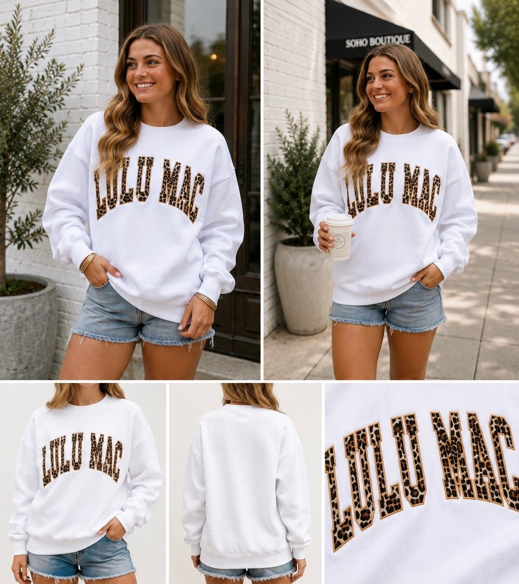 LULU MAC-LEOPARD/WHITE
