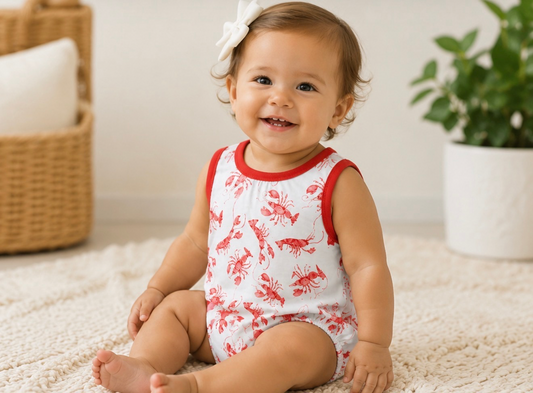Crawfish Bubble Romper