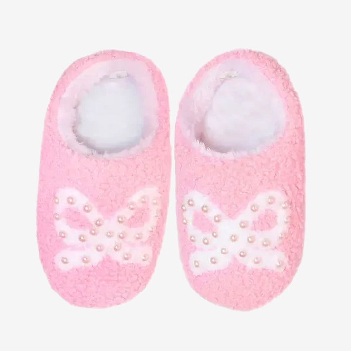Pearl Bow Slippers