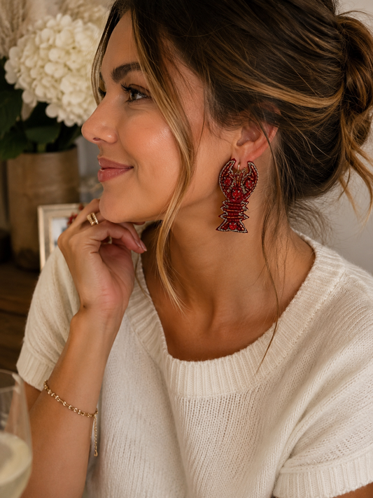 Crawfish Stud Earrings