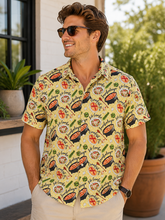 Men’s Gumbo Button Up