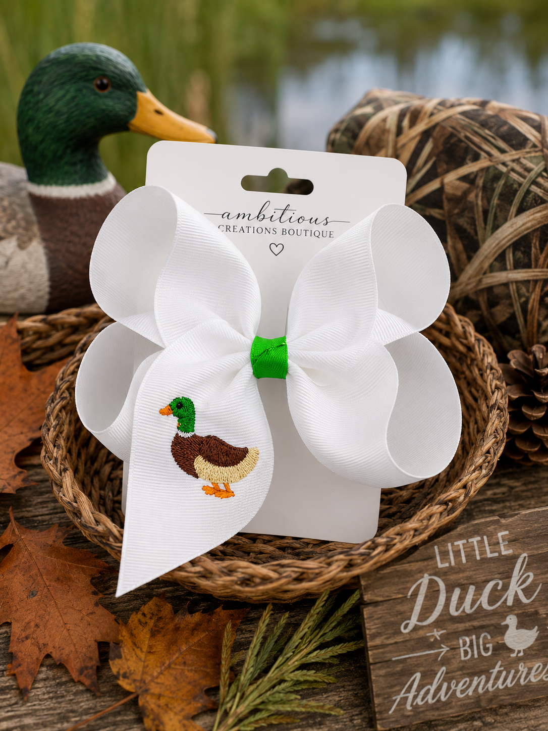 Mallard Duck Hair Bow