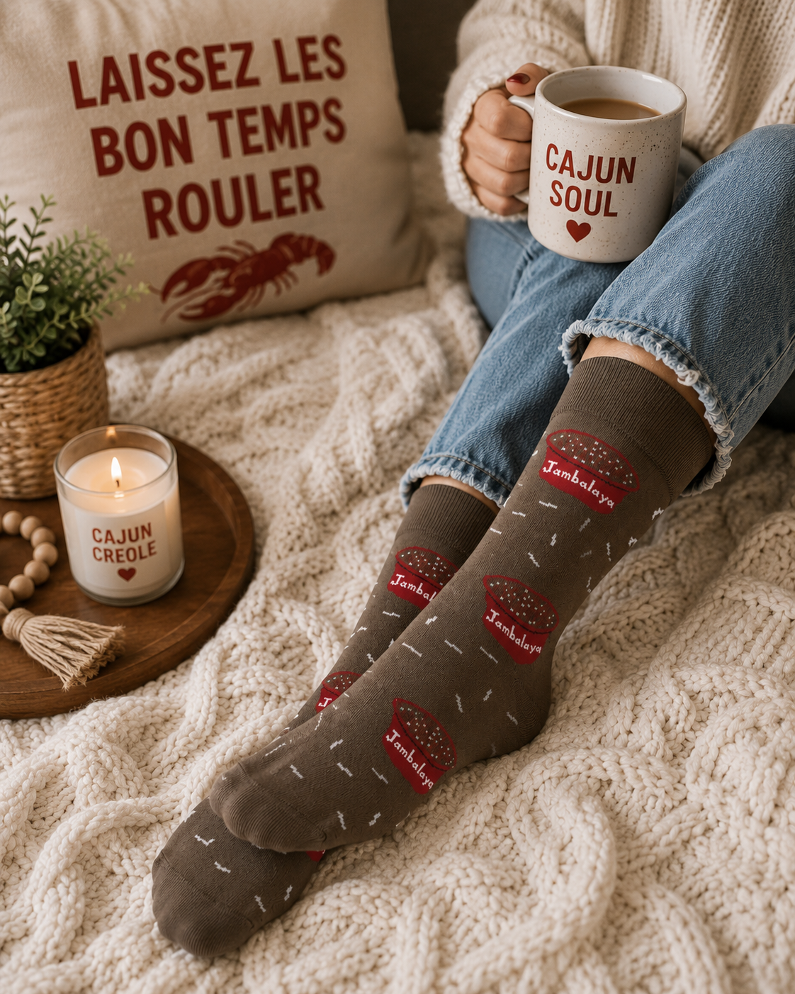 Jambalaya Socks