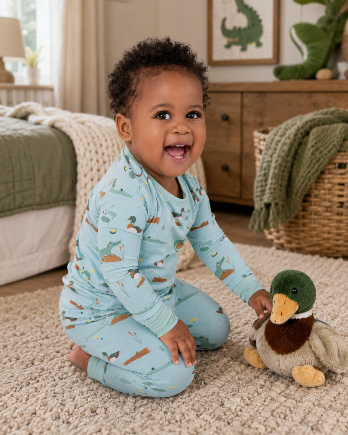 Bayou Buddies Bamboo Two-Piece Long Set
