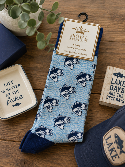 Men's l'd Rather Be Fishing Socks