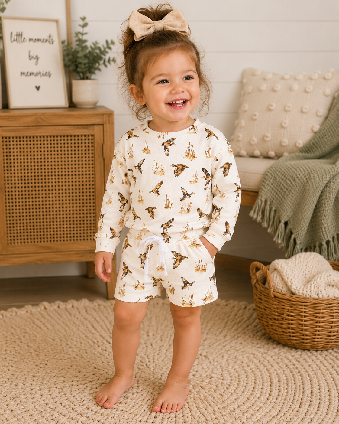 Ducks Bamboo Sweatshirt Set