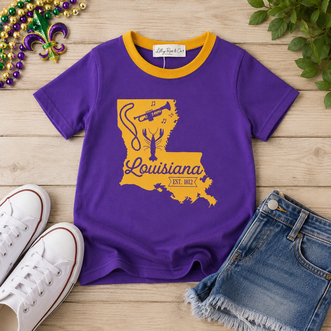 State of Louisiana Graphic Shirt