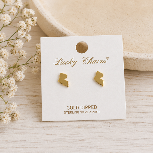 Tiny Louisiana State Post Earrings
