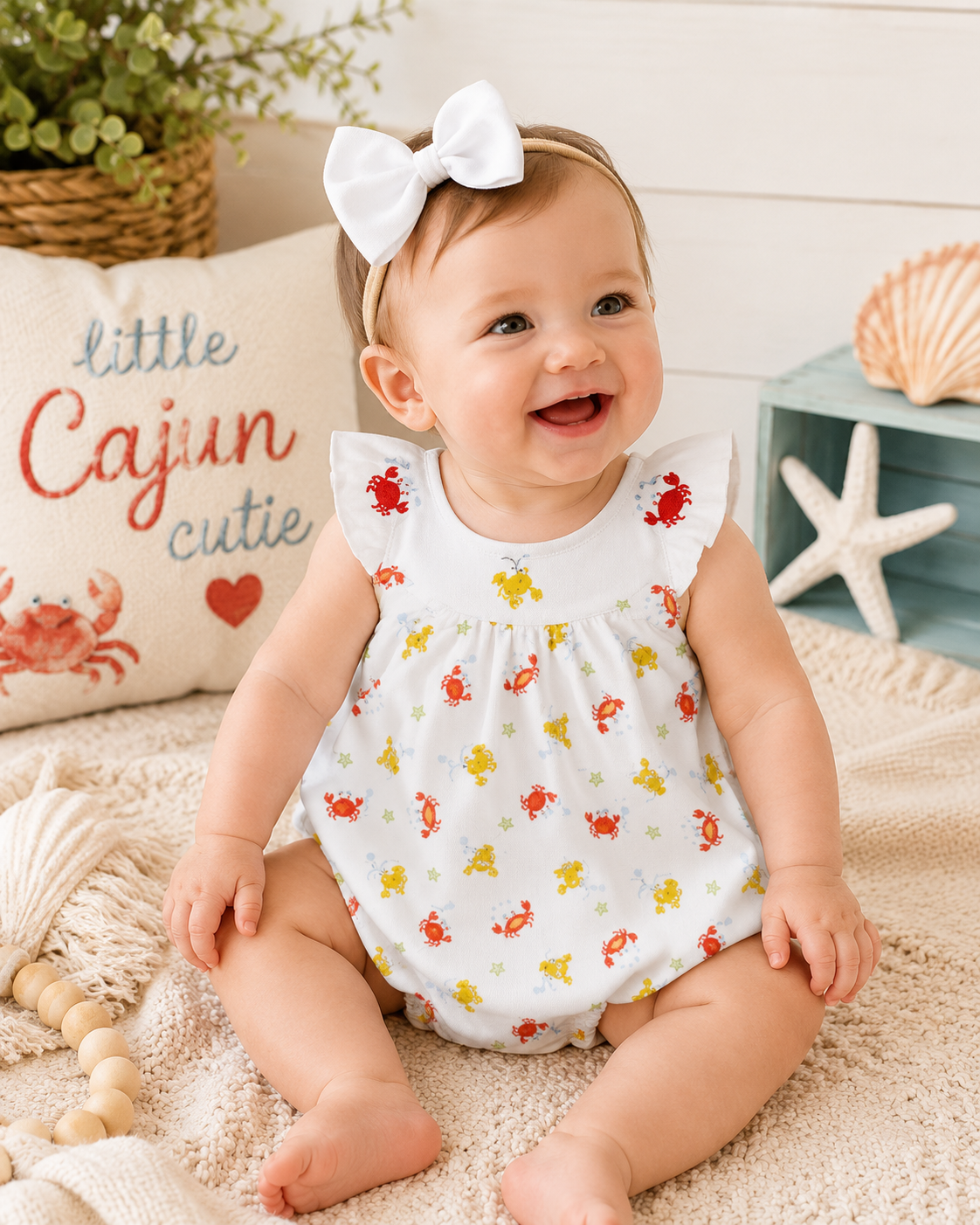 Crabby Cutie Bubble Romper