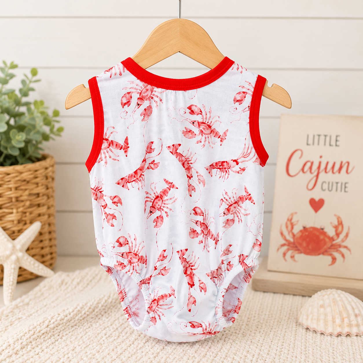 Crawfish Bubble Romper