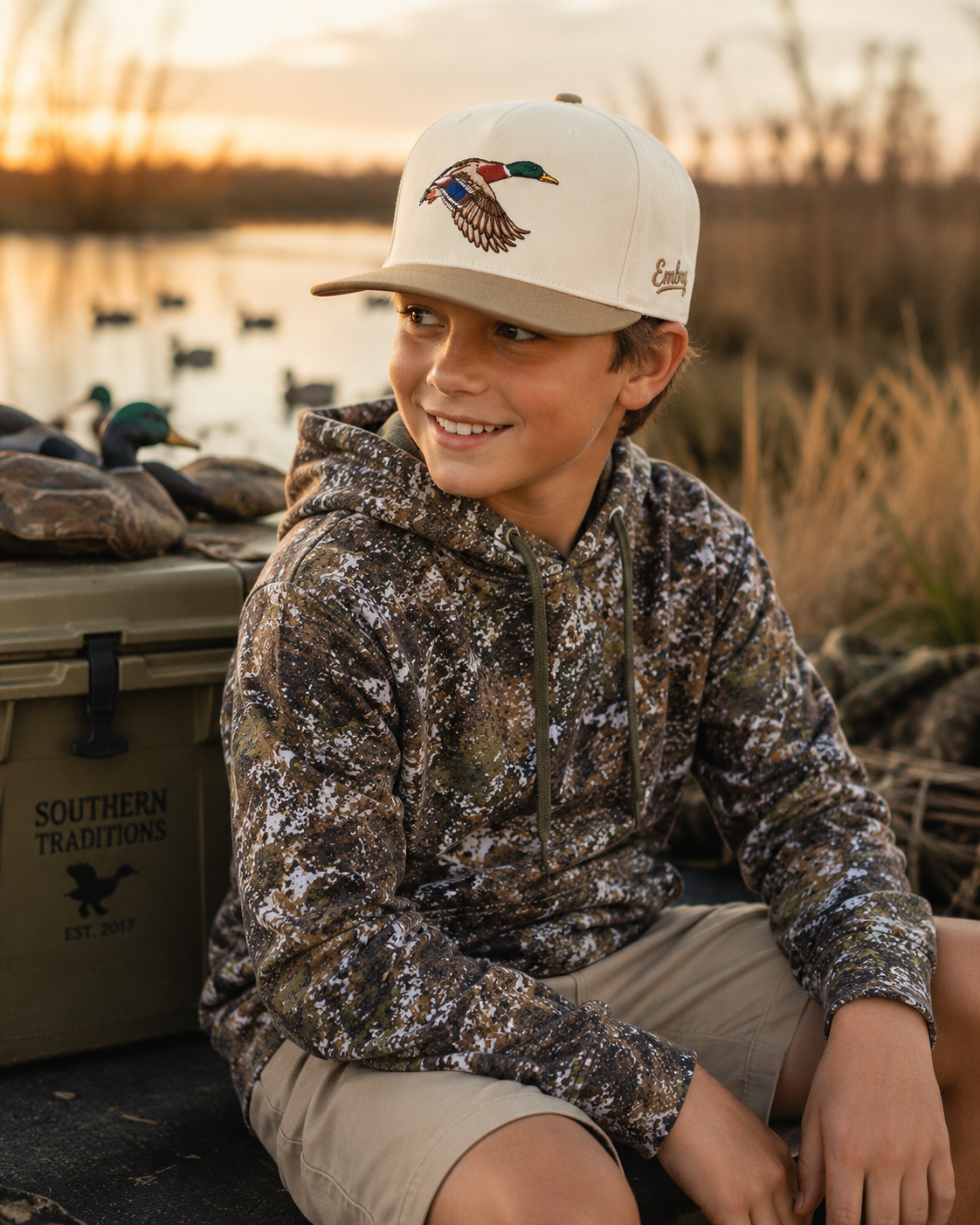 Youth Cream/Tan - Mallard