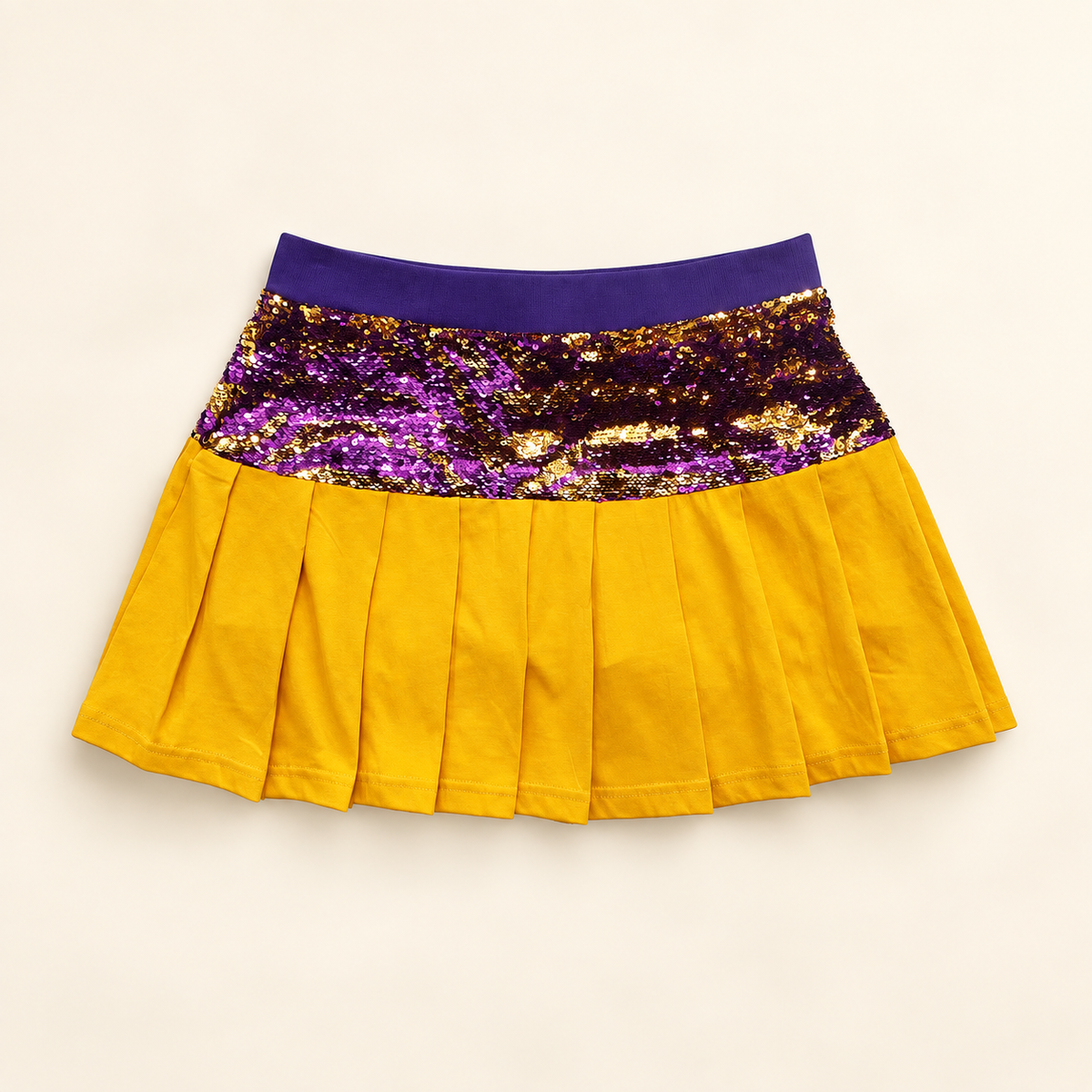 Purple and Gold Youth Skort