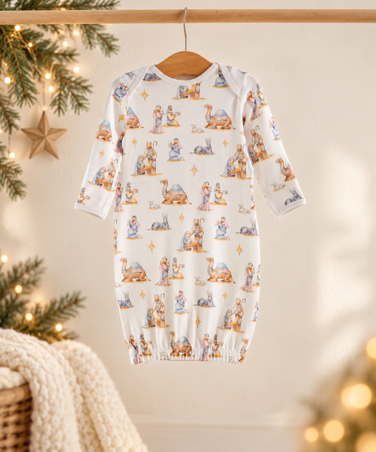 O Holy Night Organic Cotton Christmas Kids Pajamas