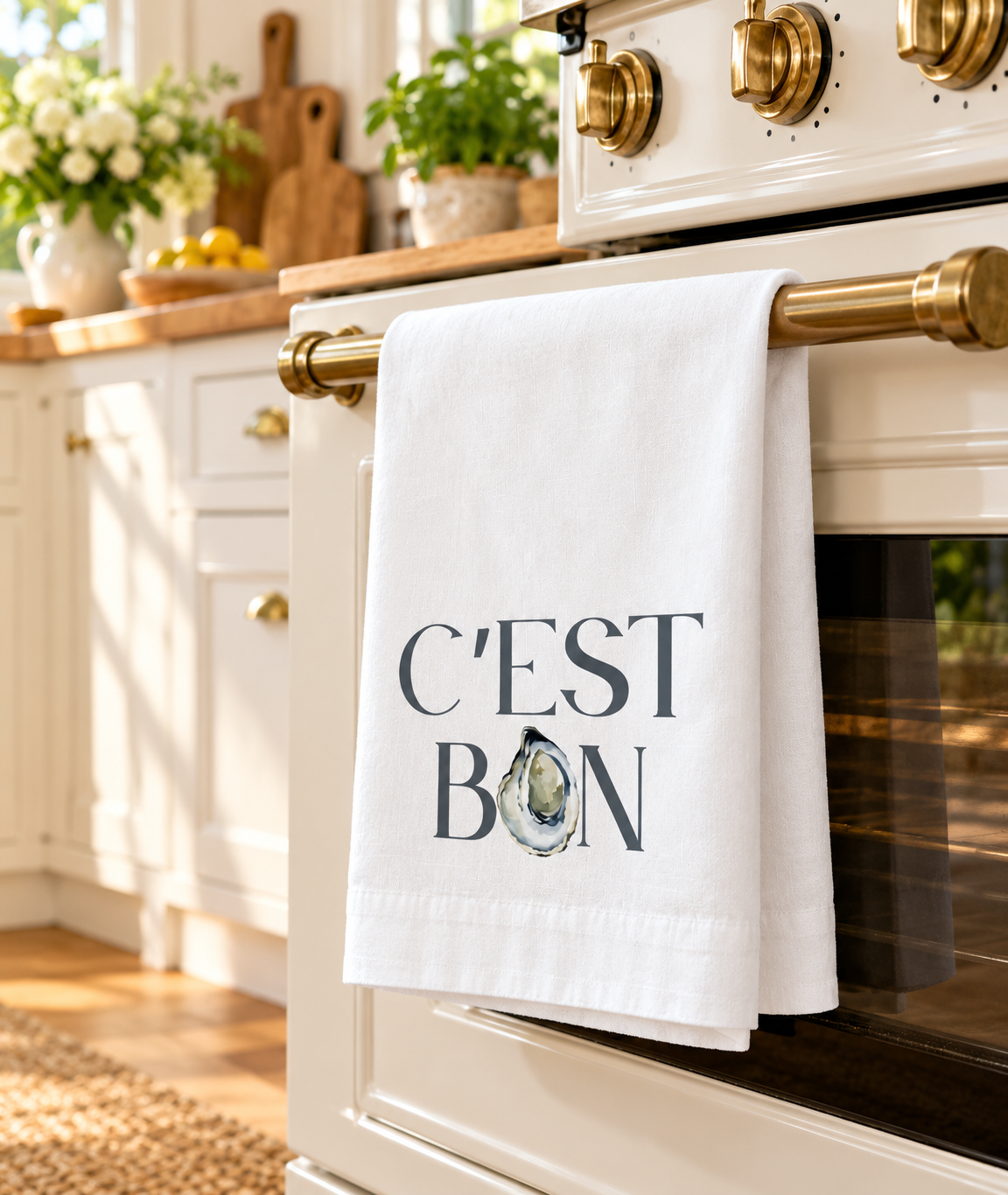 C'est Bon Oyster Kitchen Towel