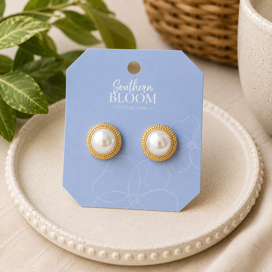 Château Pearl Studs