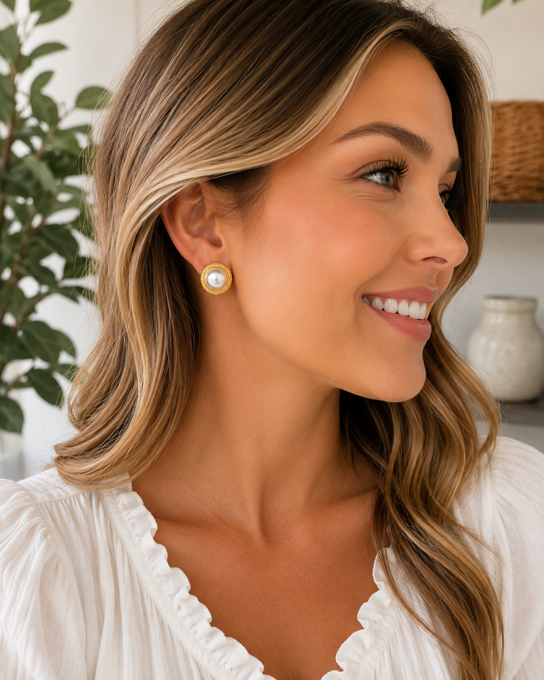Château Pearl Studs