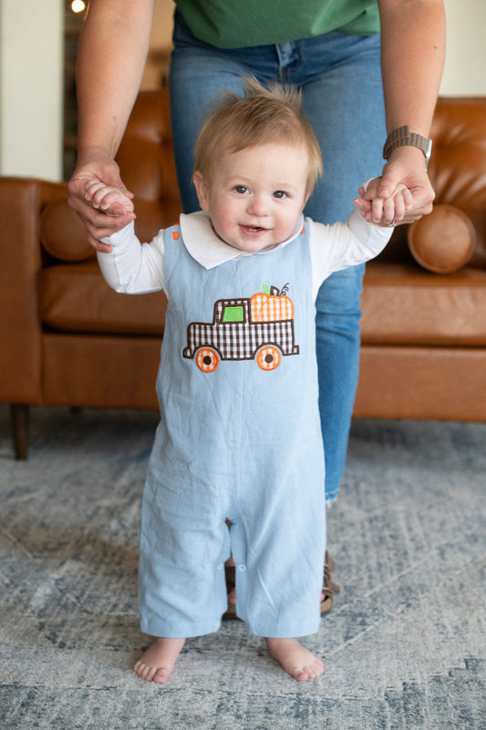 Blue Pumpkin Truck Overalls