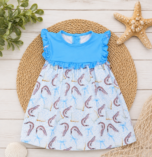 Shrimp Boots and Bows Dress