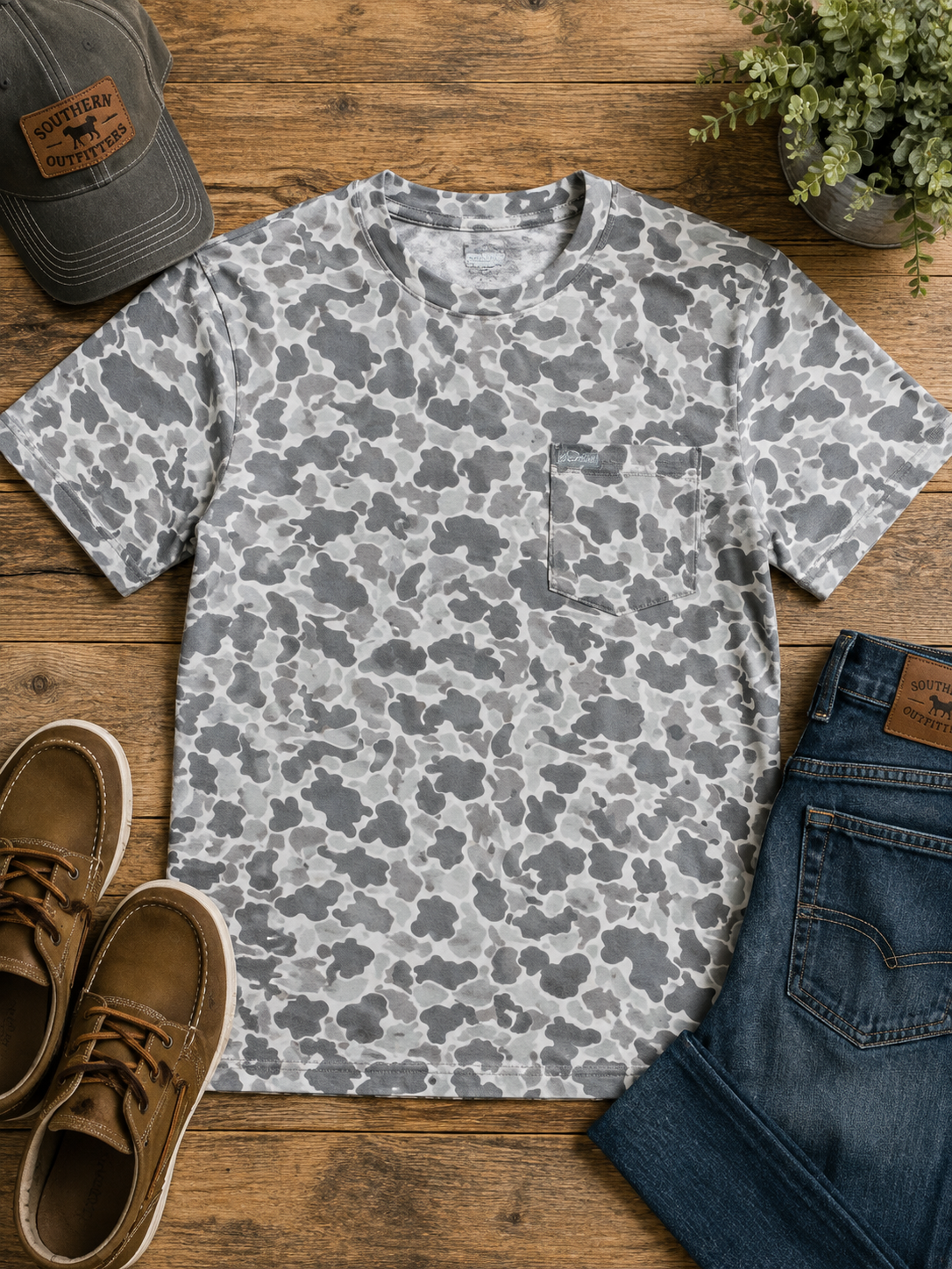 Men’s Performance Shirt - Rockport Camo