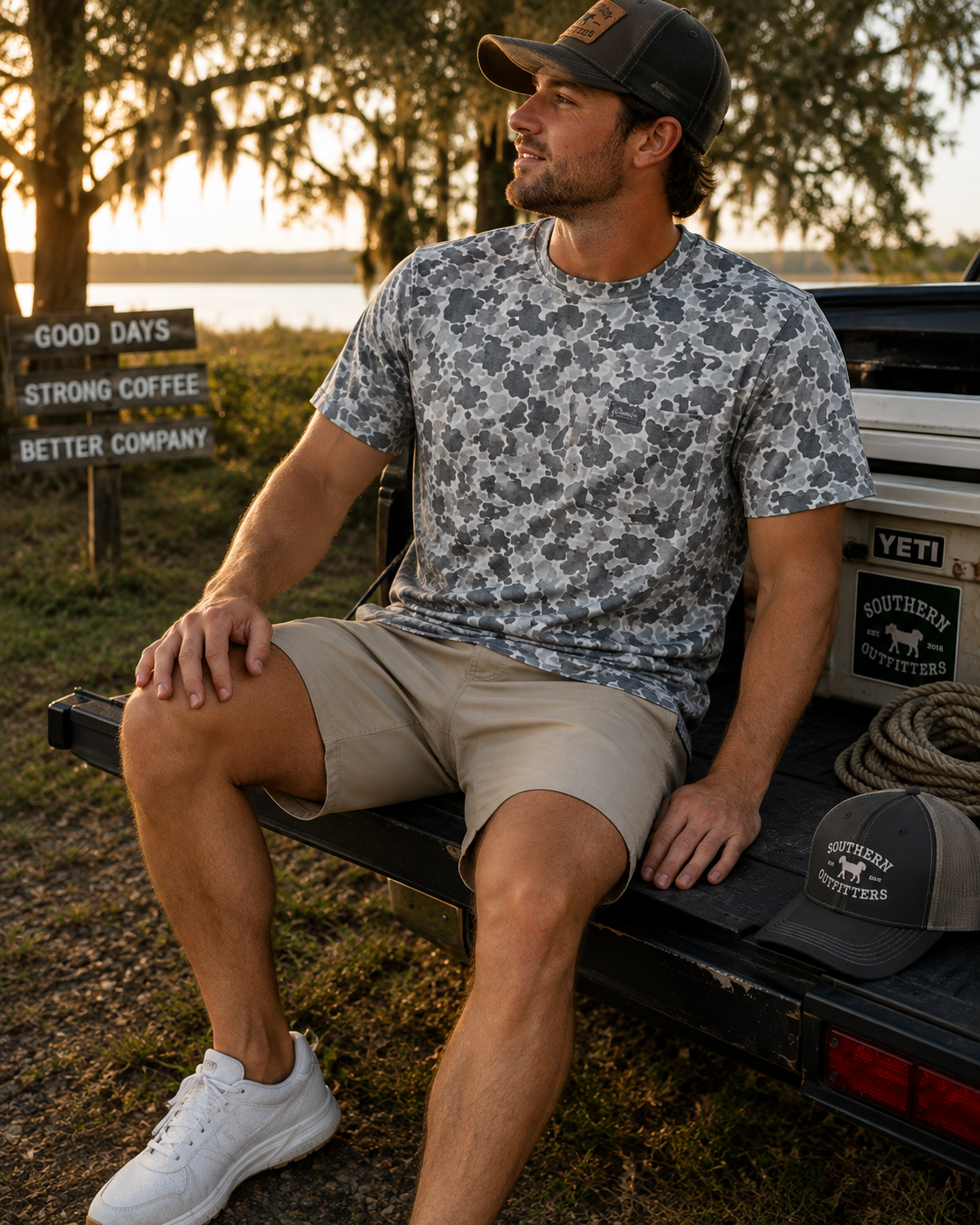 Men’s Performance Shirt - Rockport Camo