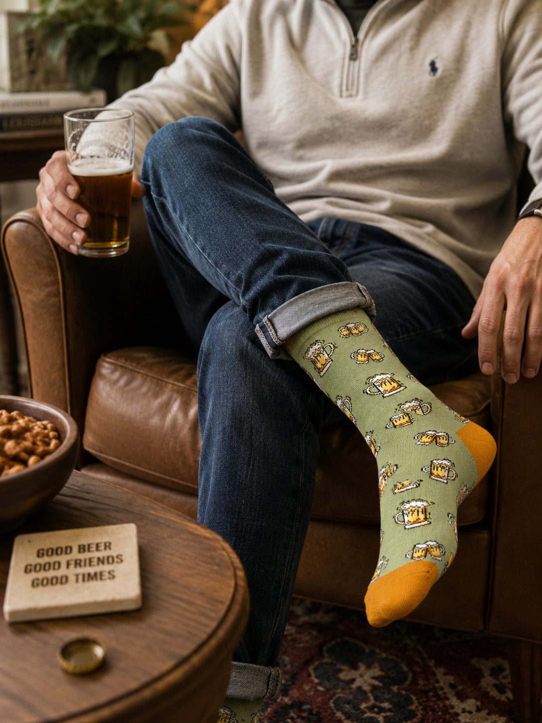 Men's Beer Cheers Socks