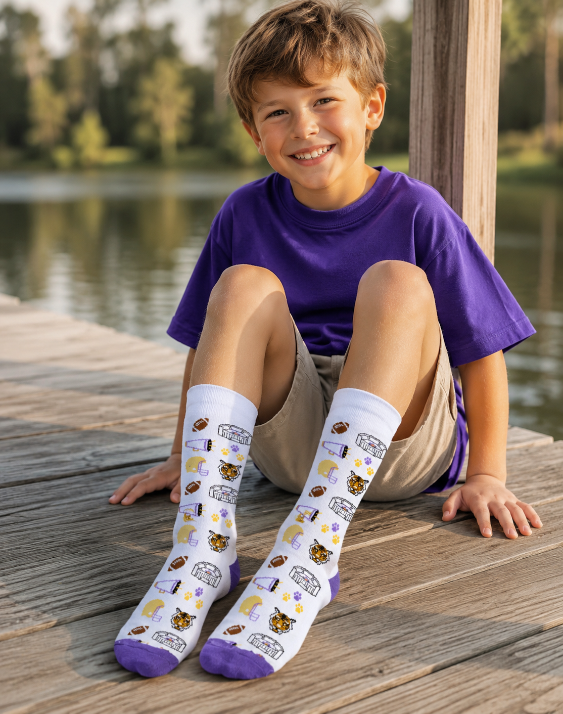 Tigers Football Socks