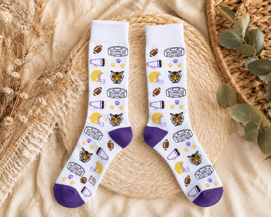 Tigers Football Socks