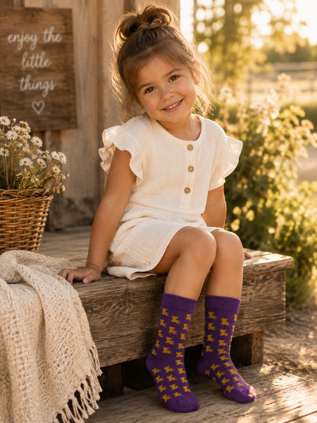 Louisiana Kids Socks