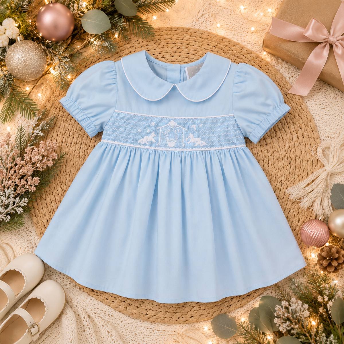 Light Blue Nativity Dress