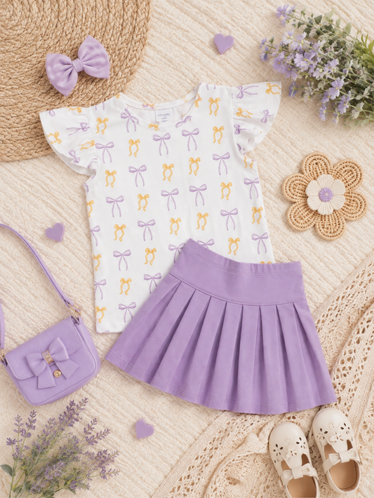 Ruffled Sleeve Chant & Cheer Set Tigers | Gameday