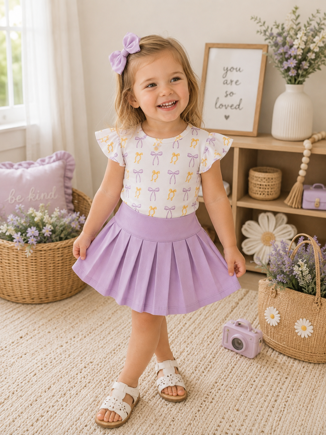 Ruffled Sleeve Chant & Cheer Set Tigers | Gameday