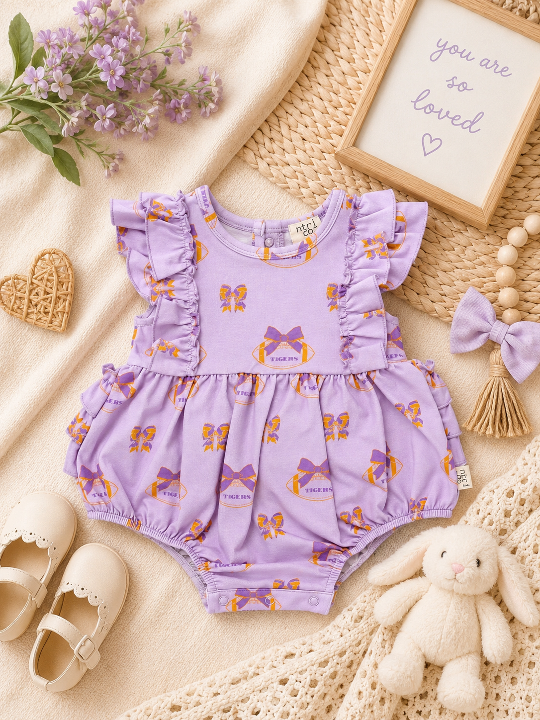 Geaux Girl Timeless Ruffle Bubble | Gameday
