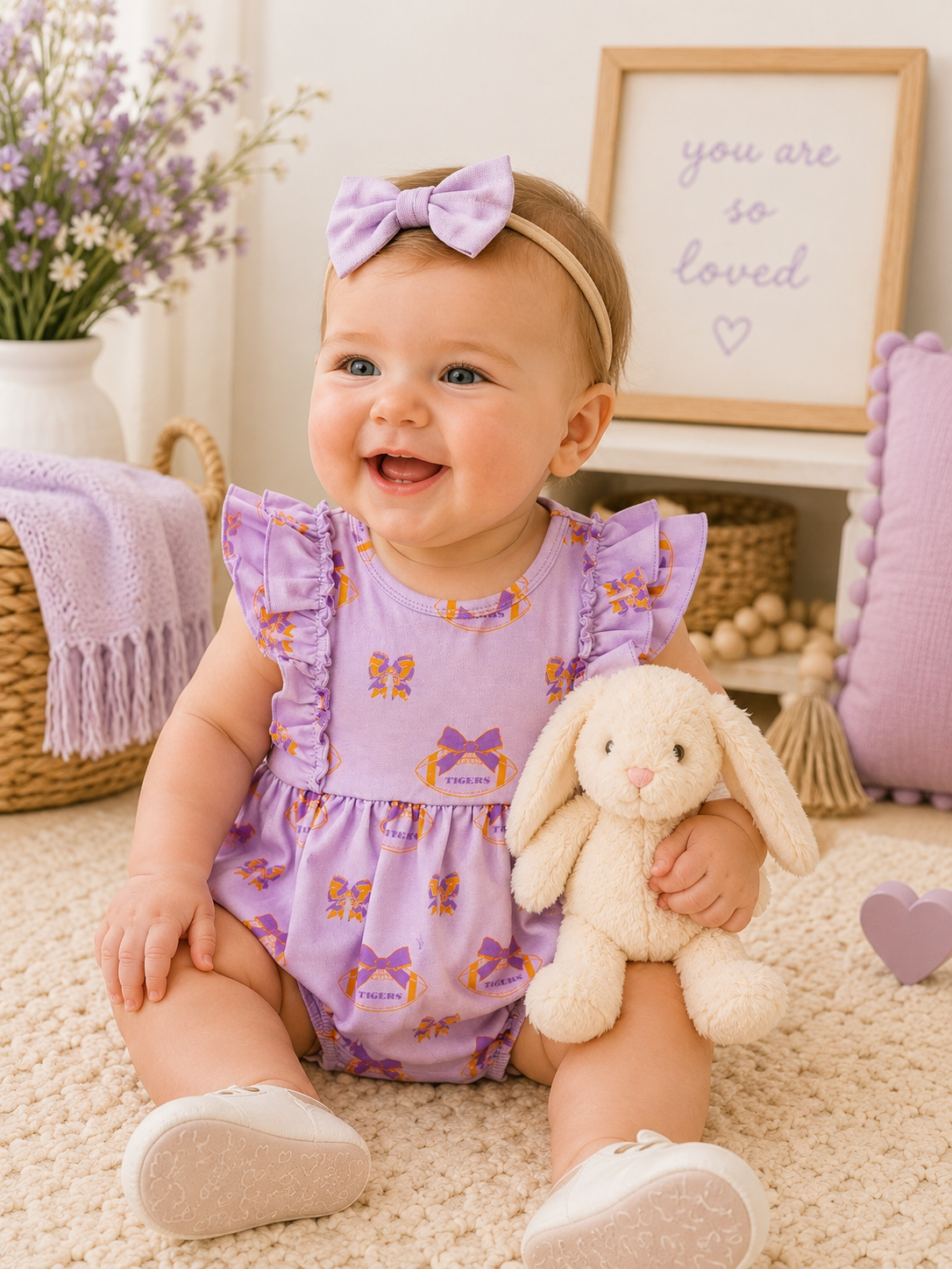 Geaux Girl Timeless Ruffle Bubble | Gameday