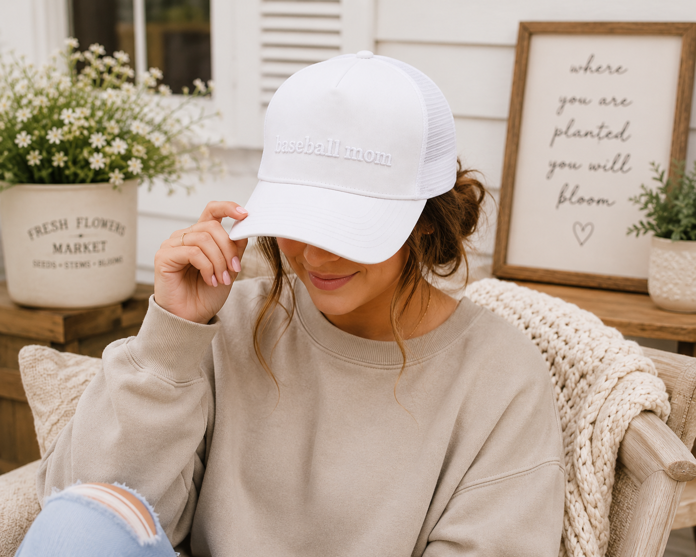 Baseball Mom Hat