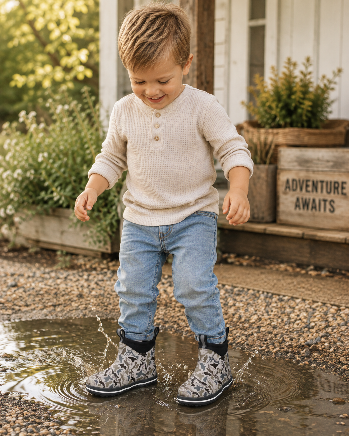 Flyaway Camo Deck Boots
