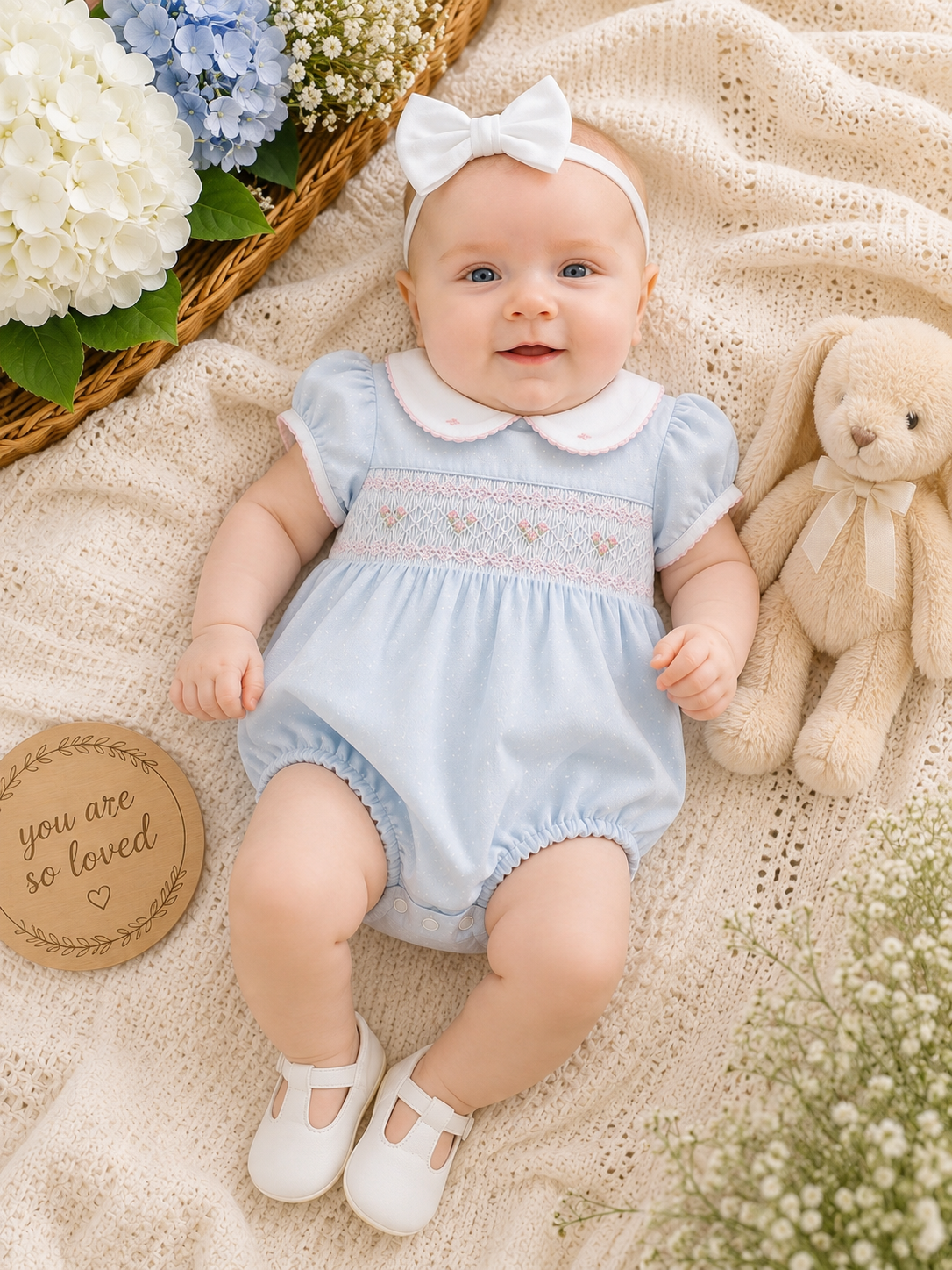 Piper's Classics Smocked Bubble