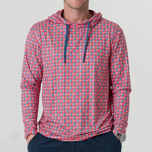 Performance Hoodie - American Flag Print